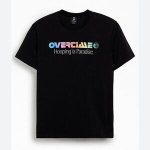 Overtime x Hooping is Paradise Tee - Black, Boys Medium Basketball Tee